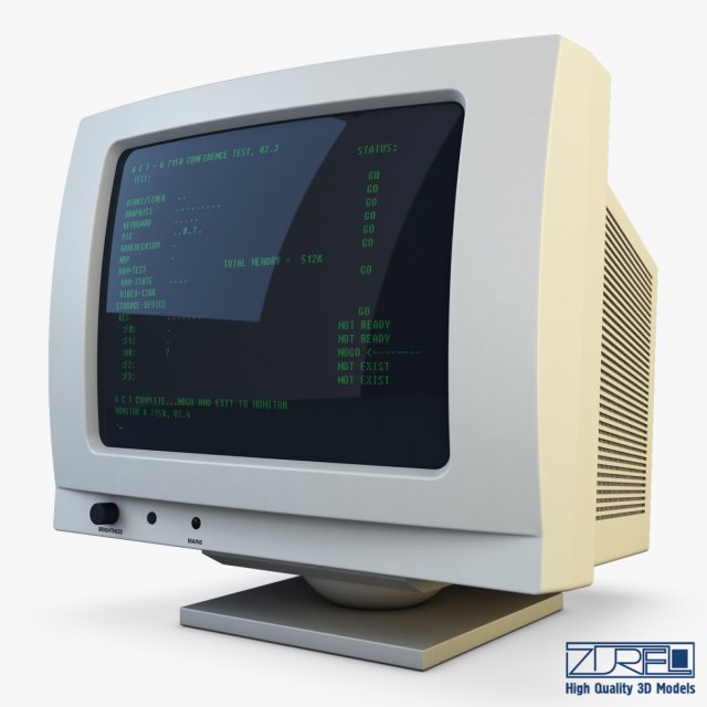 monitor v 1 3D मॉडल .c4d .max .obj .3ds .fbx .stl .blend 