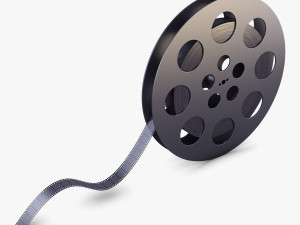 video film reel 35mm v 1 Modelo 3D