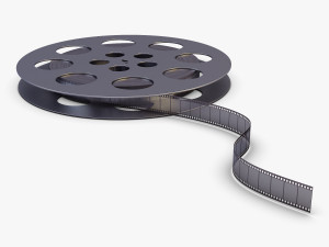 video film reel 35mm v 1 Modelo 3D