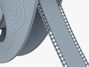 video film reel 35mm v 1 Modelo 3D