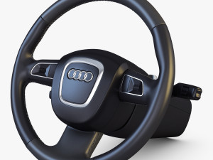 steering wheel audi q7 patrick hellmann 3D Model