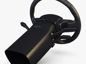 steering wheel audi q7 patrick hellmann 3D Model
