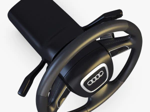 steering wheel audi q7 patrick hellmann 3D Model