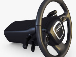 steering wheel audi q7 patrick hellmann 3D Model