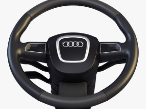 steering wheel audi q7 patrick hellmann 3D Model