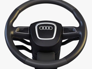 steering wheel audi q7 patrick hellmann 3D Model