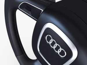 steering wheel audi q7 patrick hellmann 3D Model