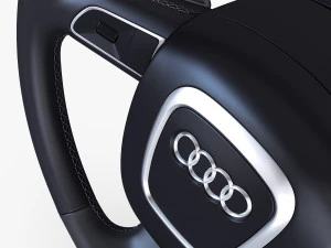 steering wheel audi q7 patrick hellmann 3D Model