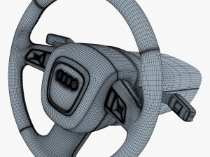 steering wheel audi q7 patrick hellmann 3D Model