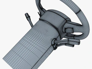 steering wheel audi q7 patrick hellmann 3D Model