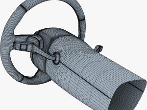 steering wheel audi q7 patrick hellmann 3D Model