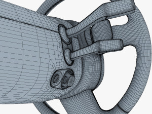 steering wheel audi q7 patrick hellmann 3D Model