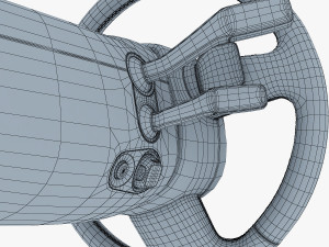 steering wheel audi q7 patrick hellmann 3D Model