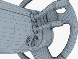 steering wheel audi q7 patrick hellmann 3D Model
