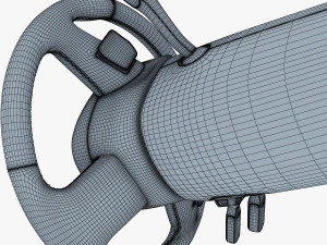 steering wheel audi q7 patrick hellmann 3D Model