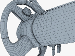 steering wheel audi q7 patrick hellmann 3D Model
