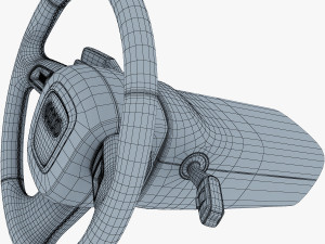 steering wheel audi q7 patrick hellmann 3D Model