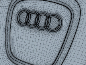 steering wheel audi q7 patrick hellmann 3D Model