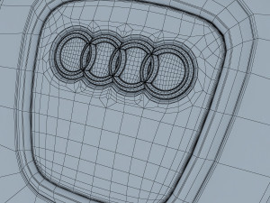 steering wheel audi q7 patrick hellmann 3D Model