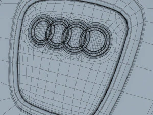 steering wheel audi q7 patrick hellmann 3D Model