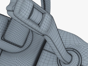 steering wheel audi q7 patrick hellmann 3D Model