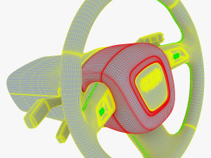 steering wheel audi q7 patrick hellmann 3D Model