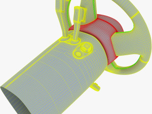 steering wheel audi q7 patrick hellmann 3D Model