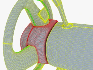 steering wheel audi q7 patrick hellmann 3D Model