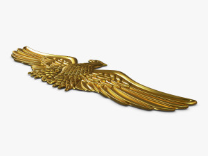 eagle insignia gold 3D-Modell