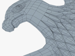 eagle insignia gold 3D-Modell