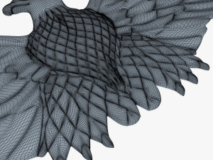 eagle insignia gold 3D-Modell