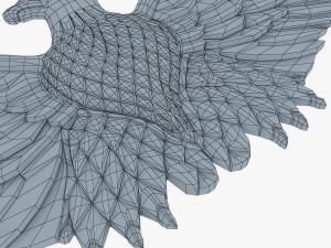 eagle insignia gold 3D-Modell