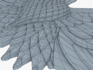 eagle insignia gold 3D-Modell