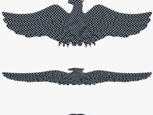 eagle insignia gold 3D-Modell