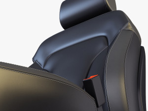 car seat front 3D Model