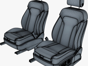 car seat front 3D Model