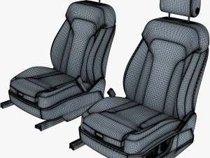 car seat front 3D Model
