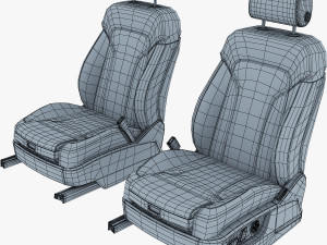car seat front 3D Model