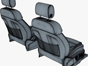 car seat front 3D Model
