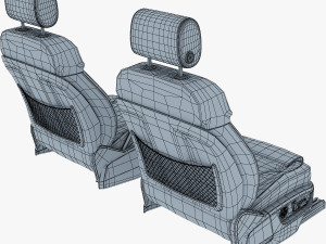 car seat front 3D Model