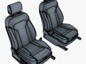 car seat front 3D Model