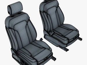 car seat front 3D Model