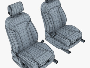 car seat front 3D Model