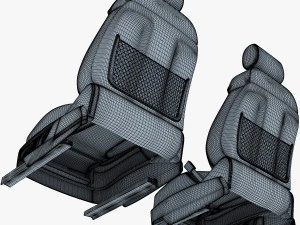 car seat front 3D Model