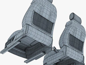car seat front 3D Model