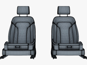 car seat front 3D Model