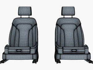 car seat front 3D Model