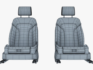 car seat front 3D Model