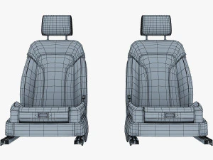 car seat front 3D Model