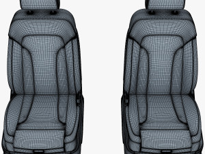car seat front 3D Model
